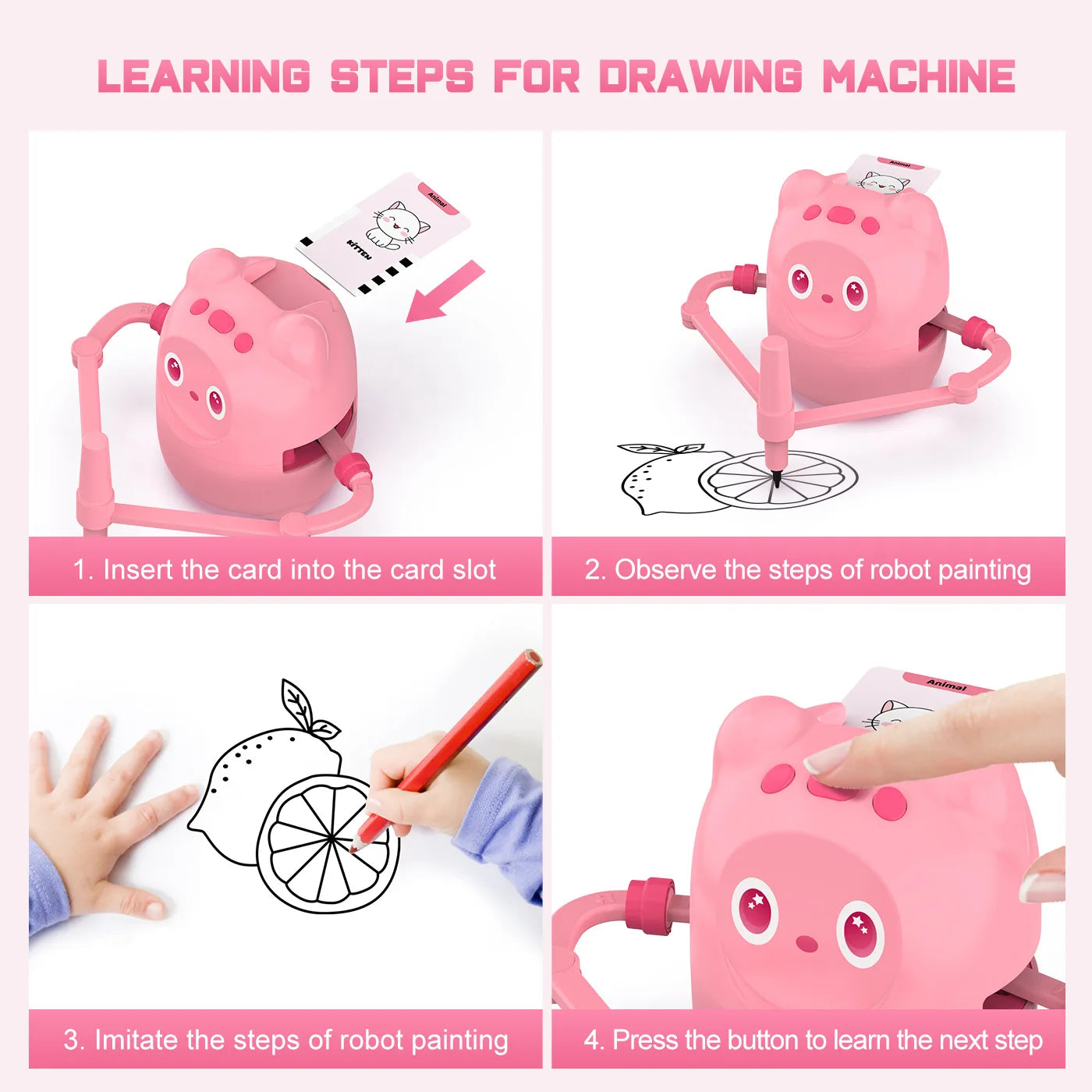 Children's Early Education Intelligent Drawing Robot Children's Drawing Art Education Educational Toy Automatic Drawing