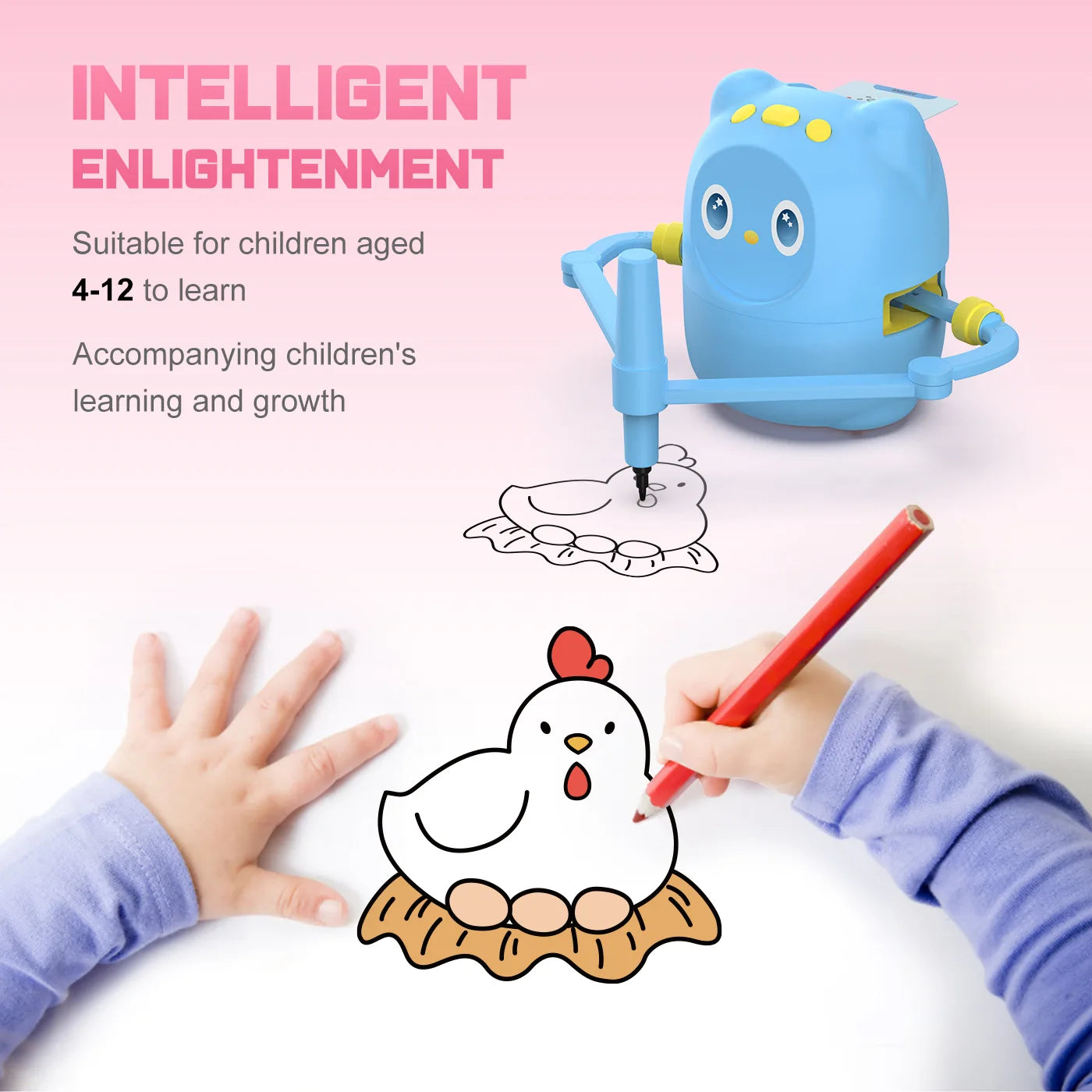 Children's Early Education Intelligent Drawing Robot Children's Drawing Art Education Educational Toy Automatic Drawing
